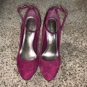 Bakers Tandy platform with ankle strap